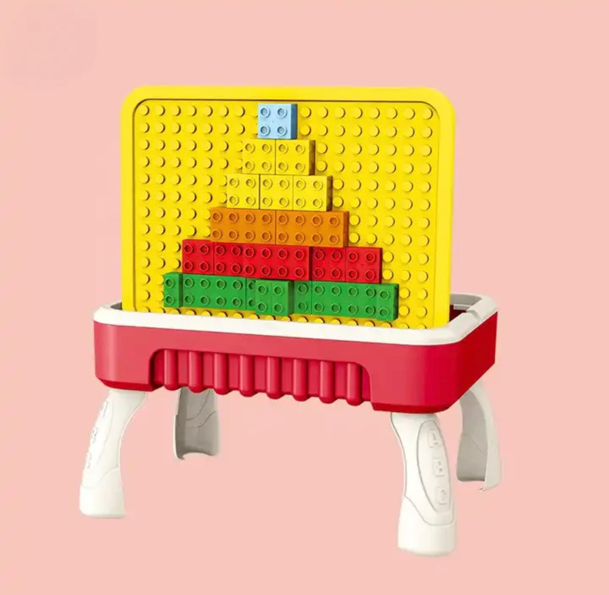 3 In 1 Multifuntional Building Blocks Table For Kids