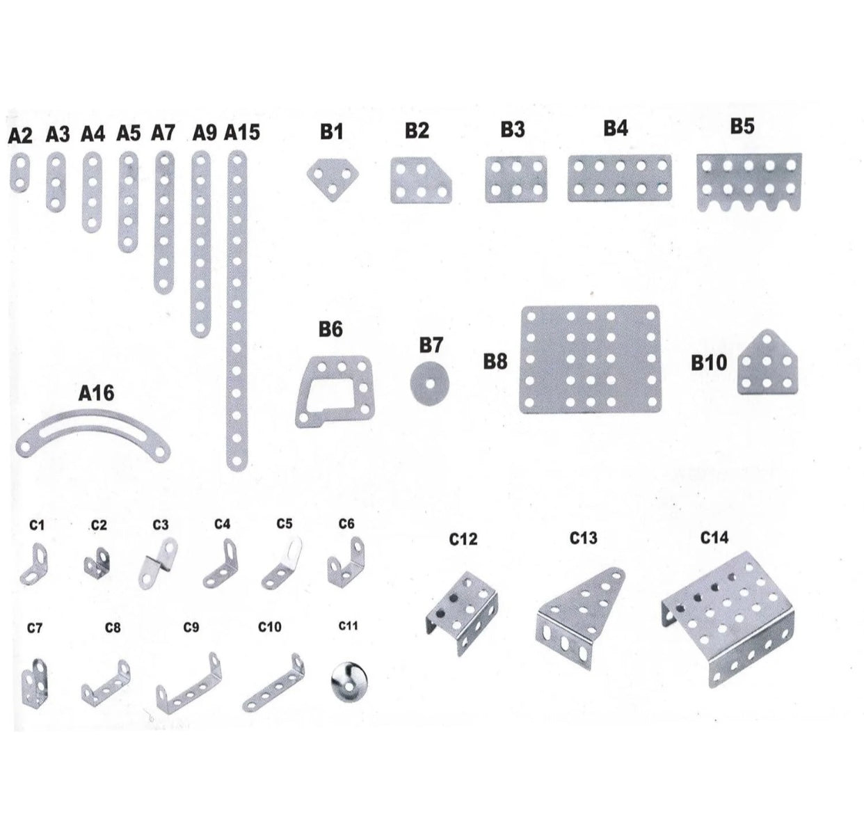 Alloy Construction Building Block 239 Pcs