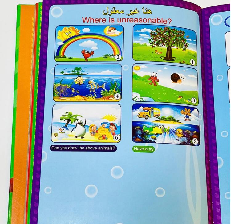 4 in 1 Learning Book For Kids