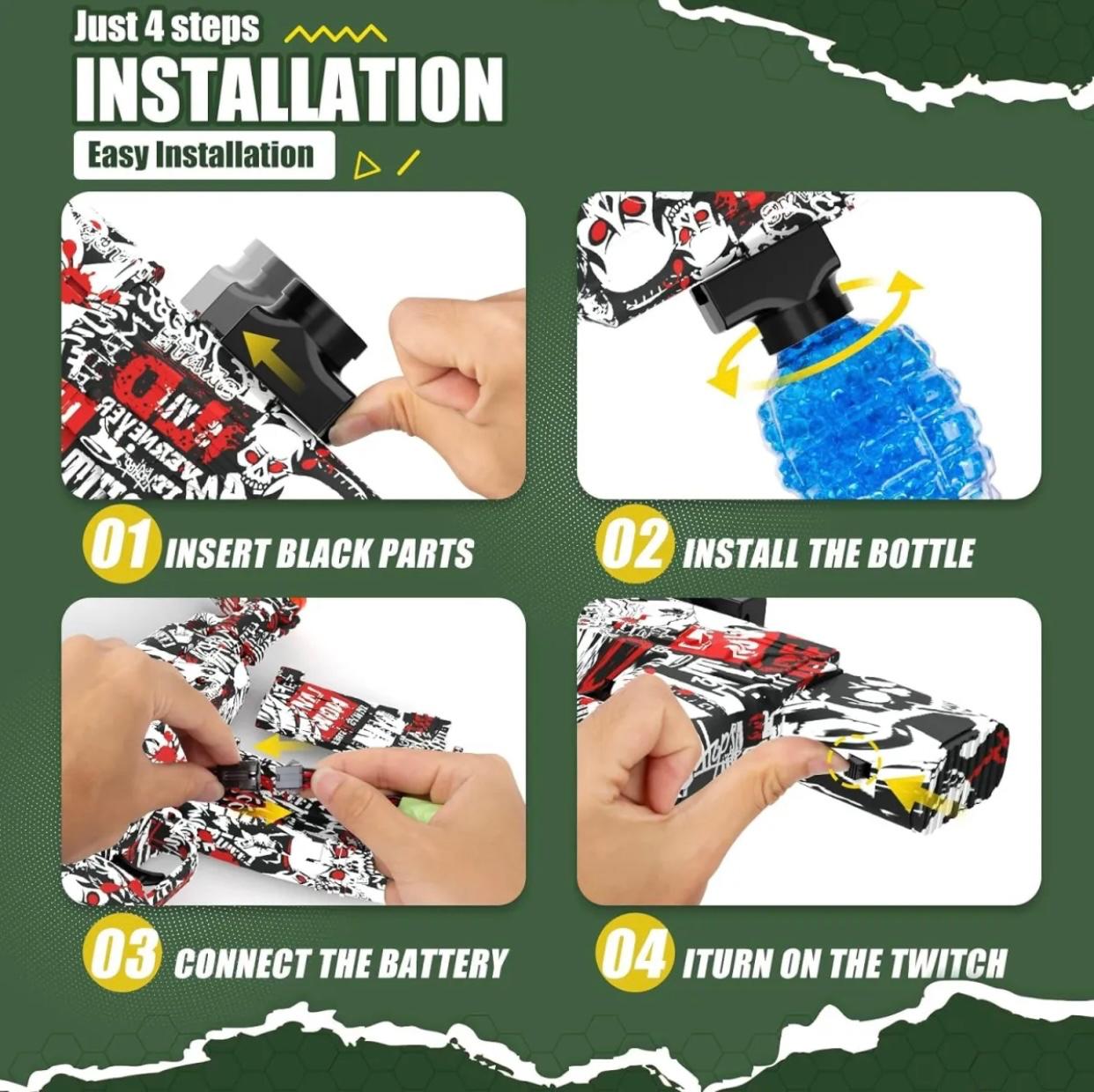 M416 Gel Blaster Automatic Toy Gun