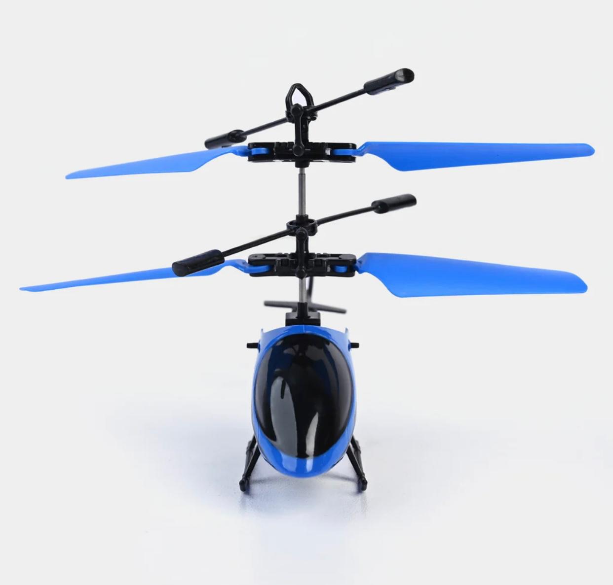 Hand Sensor Control Rechargeable Helicopter With Lights For Kids