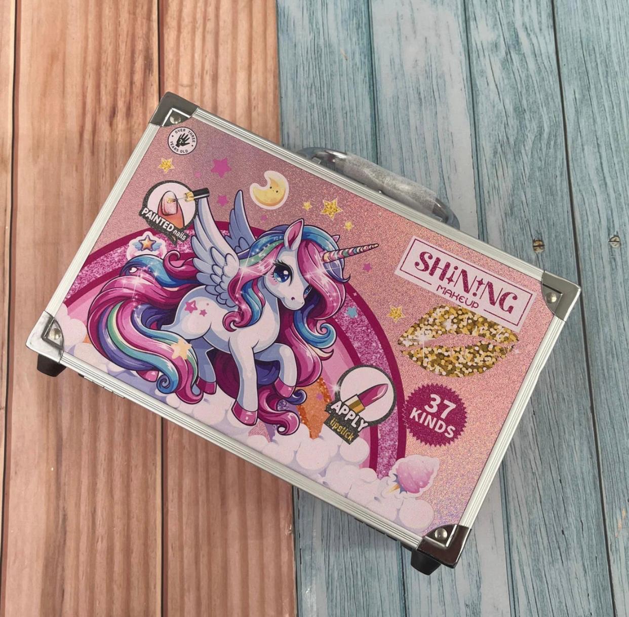 37Pcs Realistic Makeup Suitcase For Girls