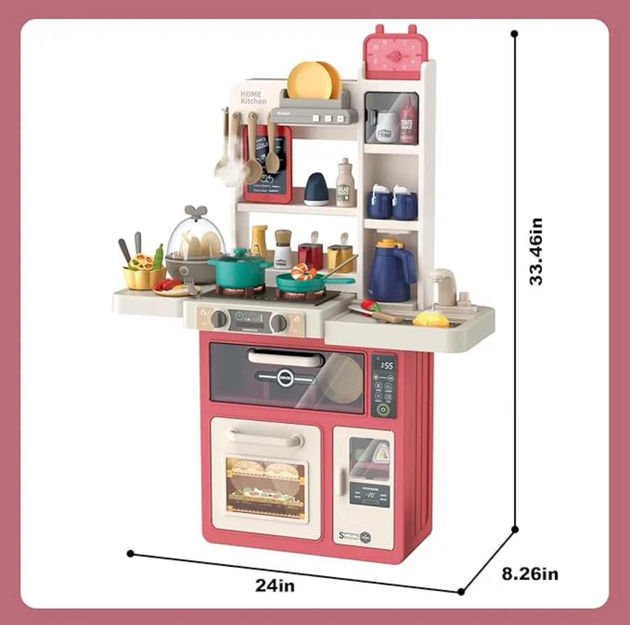 55pcs Kitchen Set With Steam, Sound & Light