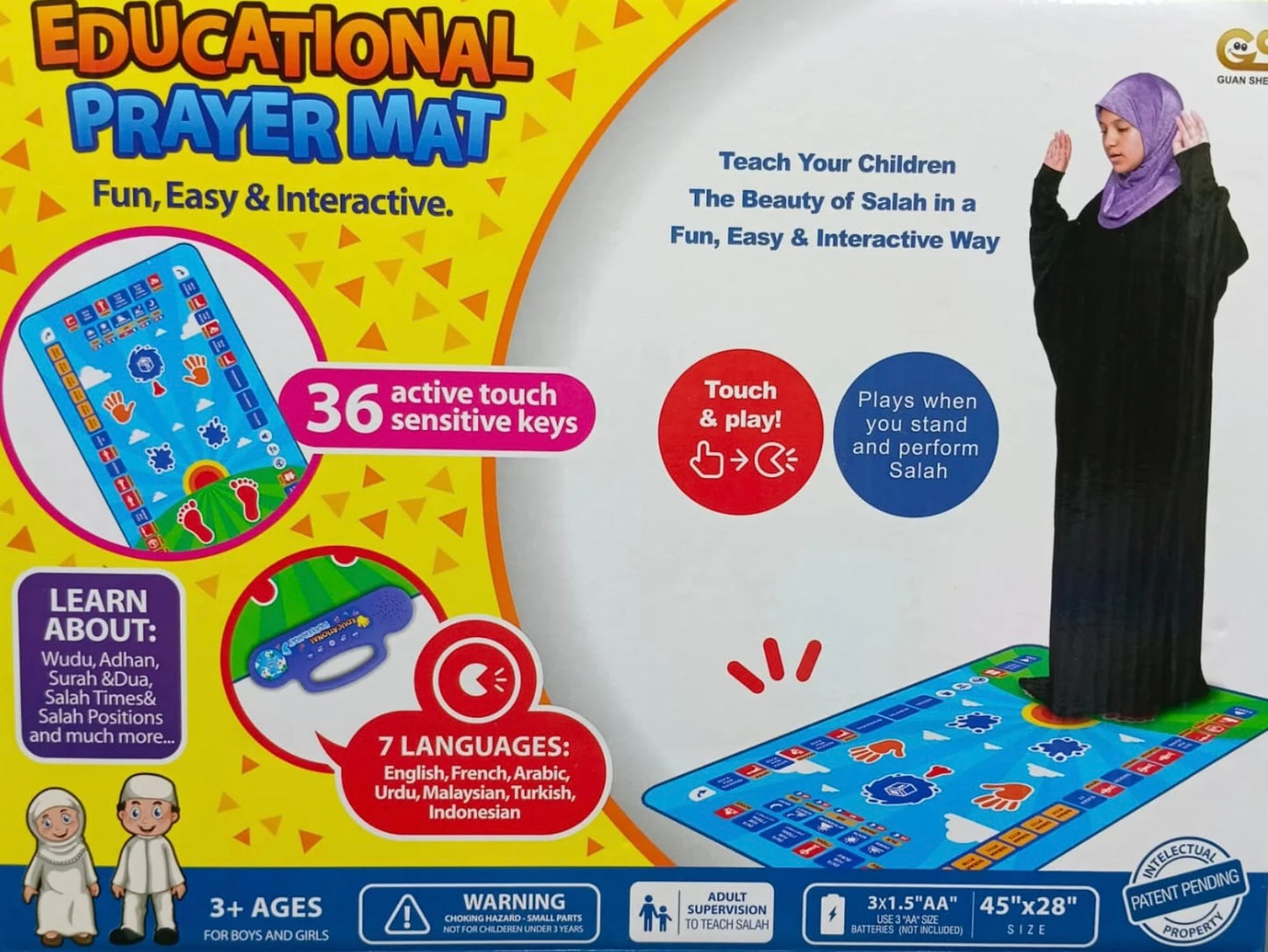 EDUCATIONAL PRAYER MAT