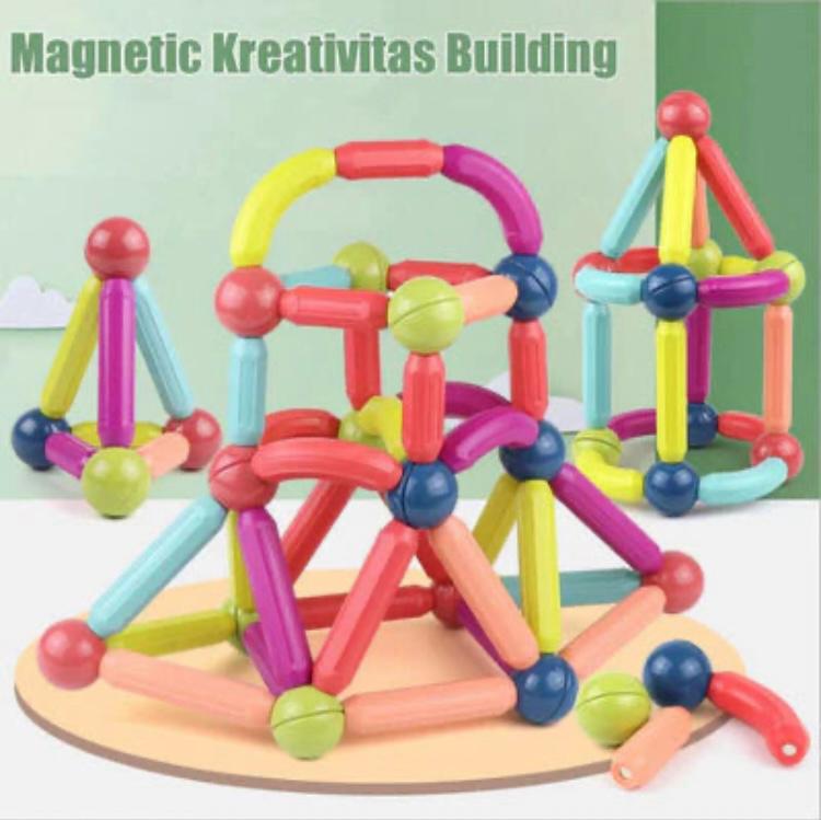 Magnetic Sticks Building Blocks - 64Pcs