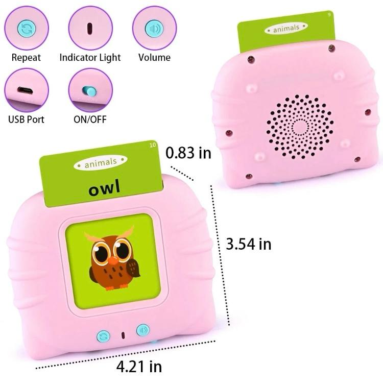 Educational Card Reader Device For Kids