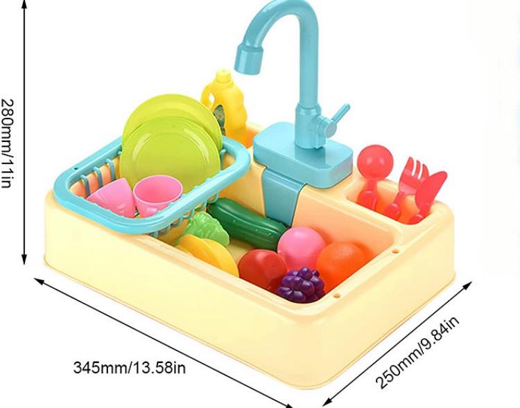 Realistic Kitchen Sink Set With Accessories