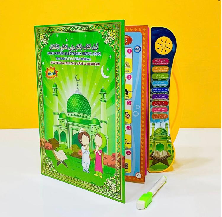 4 in 1 Learning Book For Kids