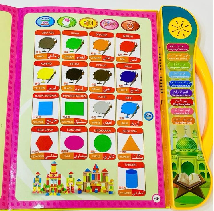 4 in 1 Learning Book For Kids