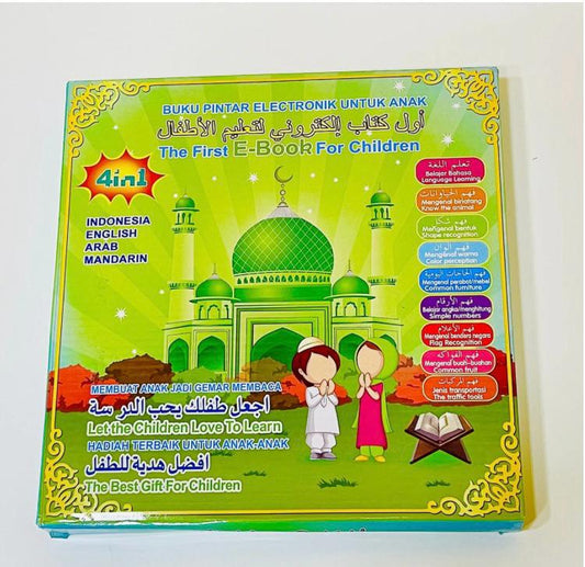 4 in 1 Learning Book For Kids