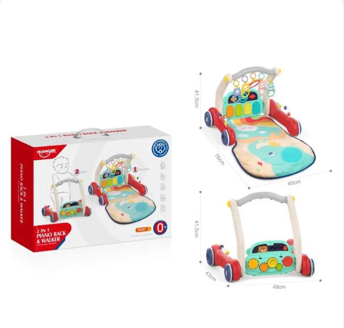 2 in 1 Piano Rack & Walker With Light & Music
