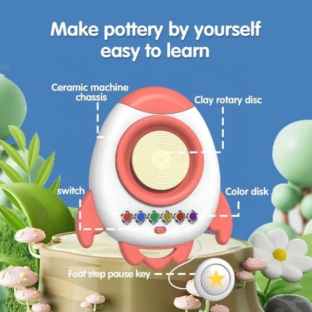 Electric Rocket Pottery Machine