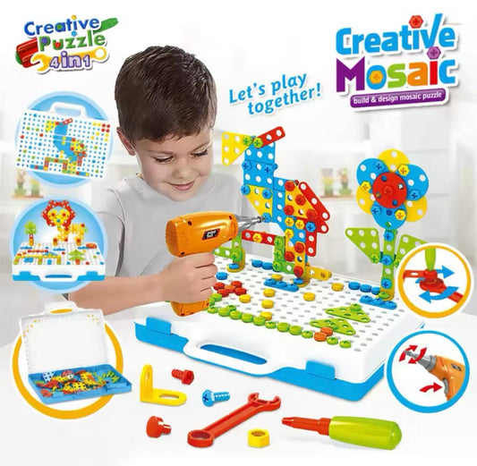 Magic Puzzle Plate Tool Play Set