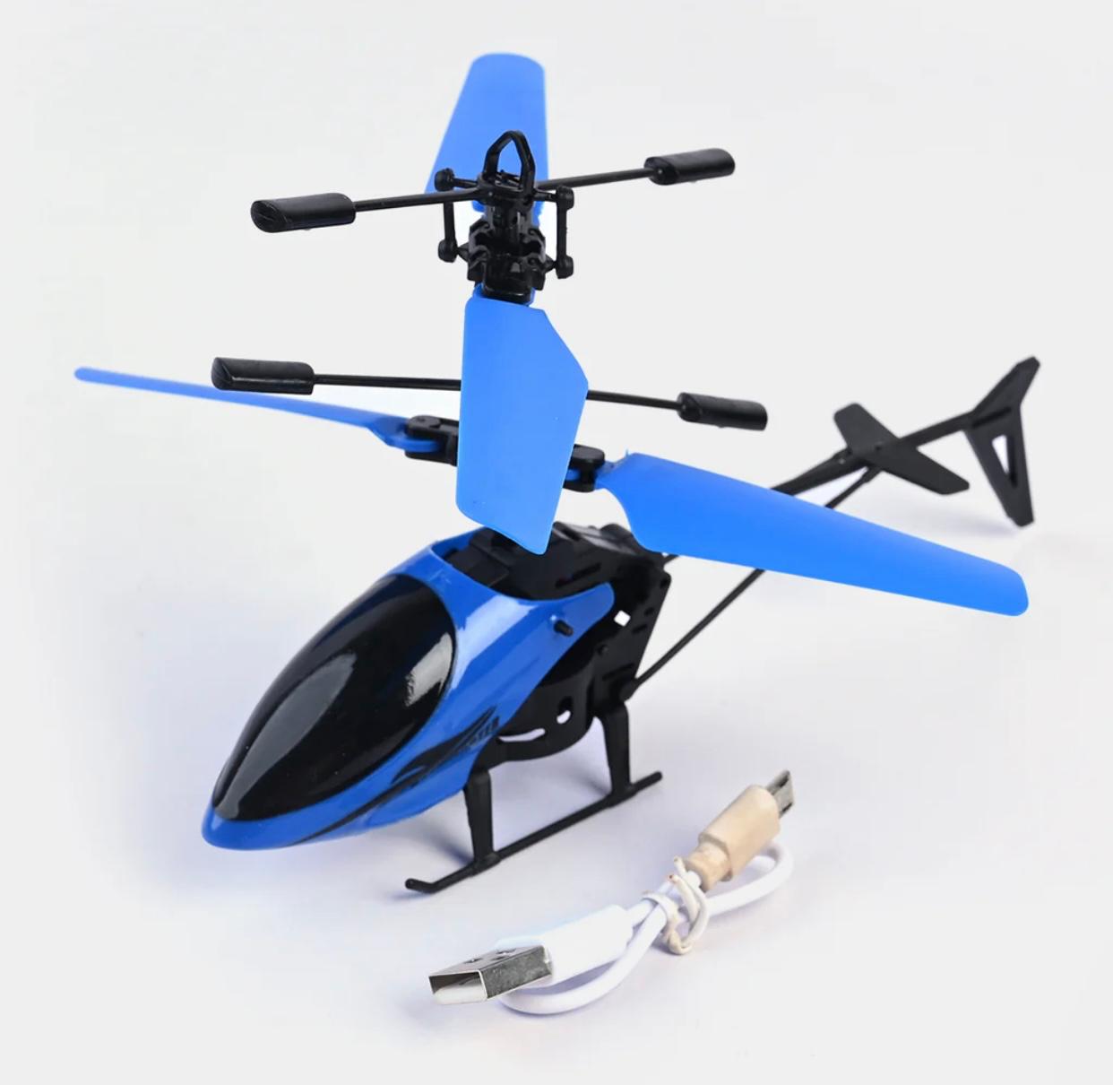 Hand Sensor Control Rechargeable Helicopter With Lights For Kids