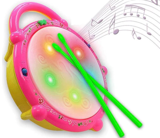 Multicolored Flash Drum With Sound and Light