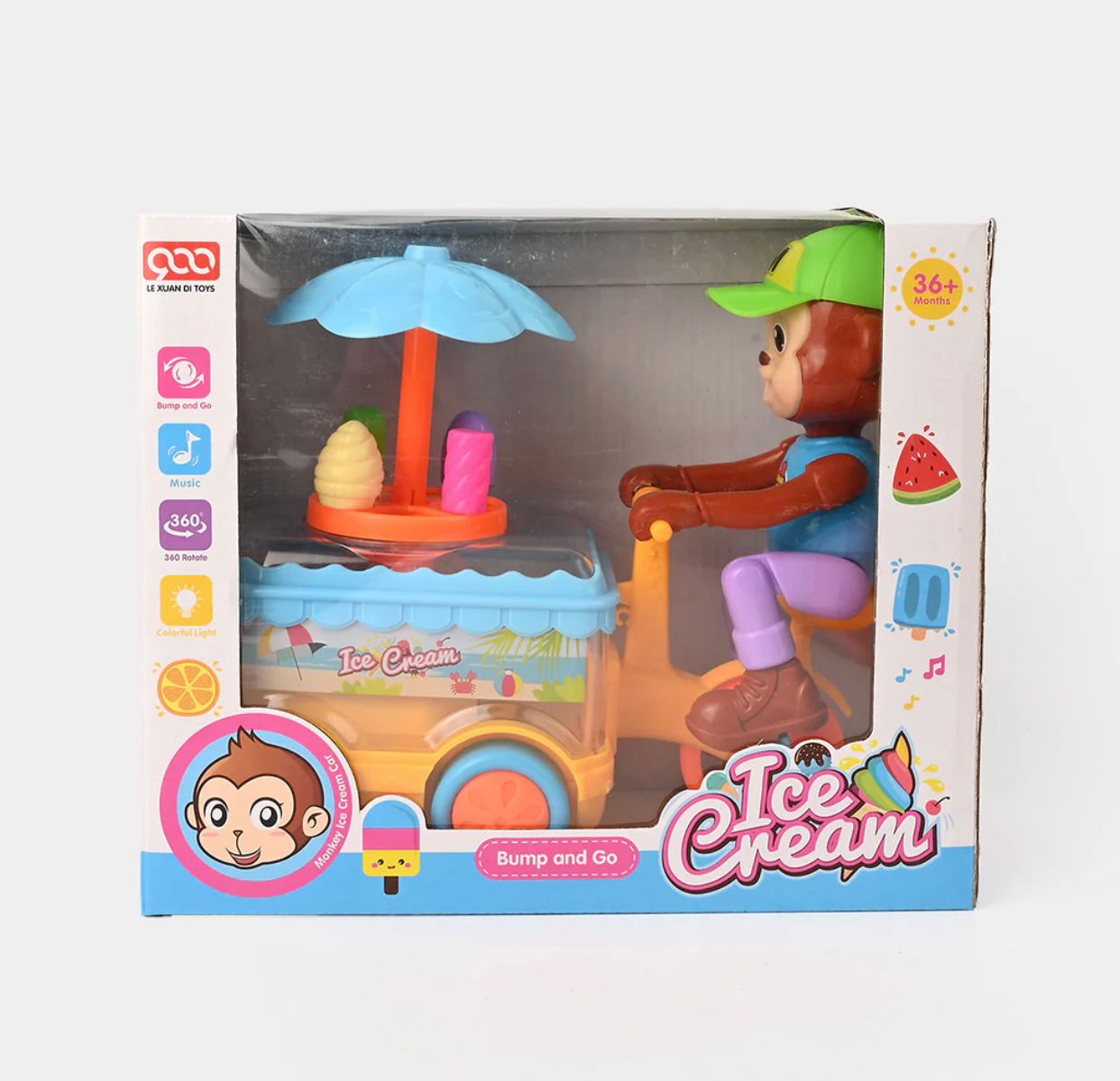 Ice Cream Car With Lights & Music