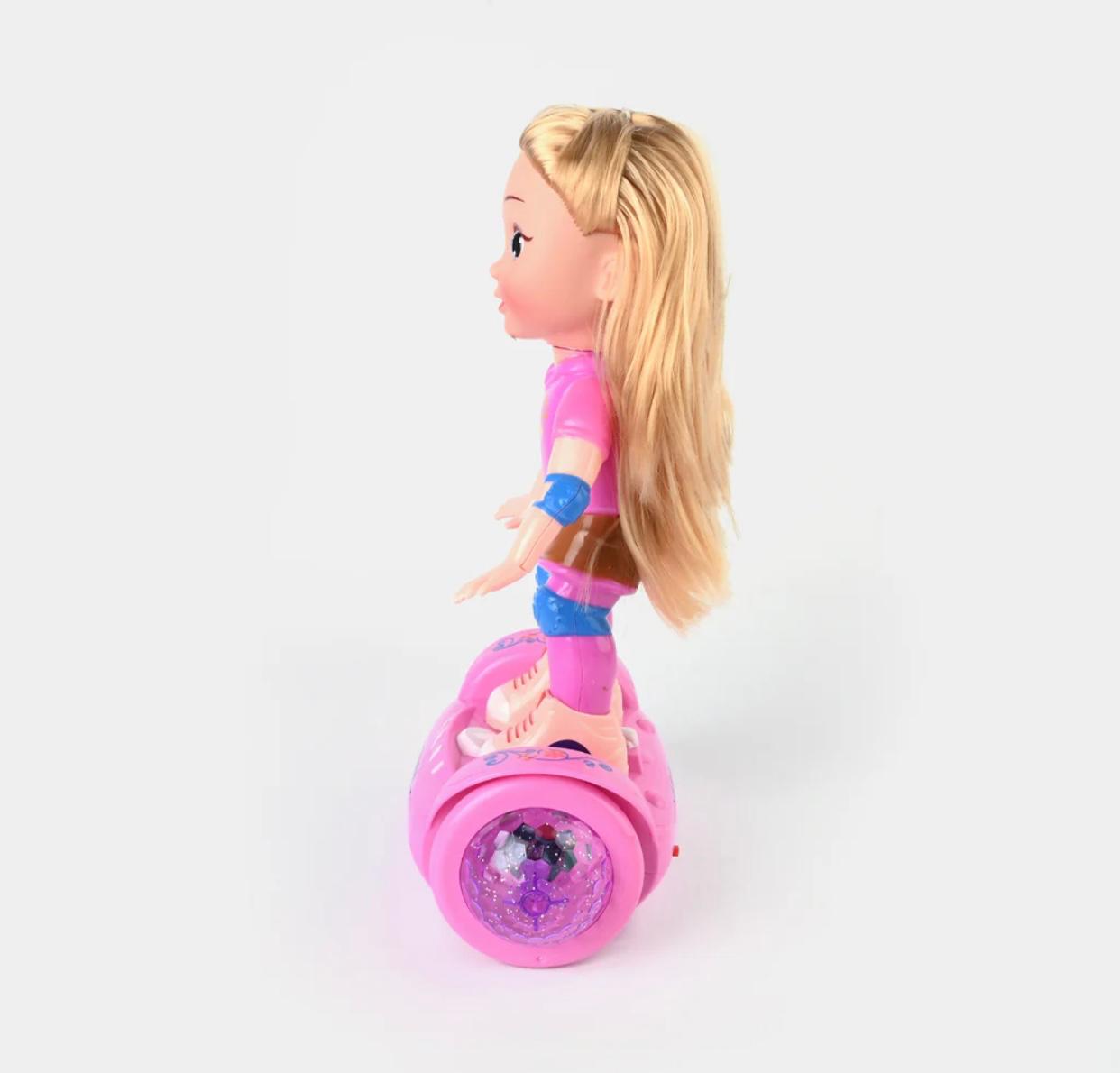 DOLL BALANCE CAR TOY WITH LIGHT & SOUND FOR KIDS
