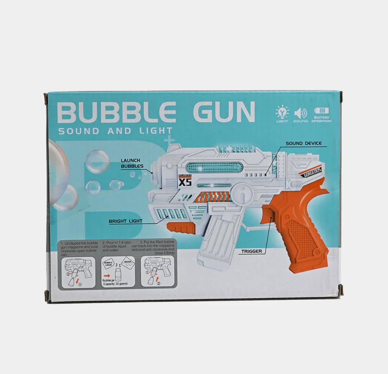 Bubble Gun Toy With Sound & Light