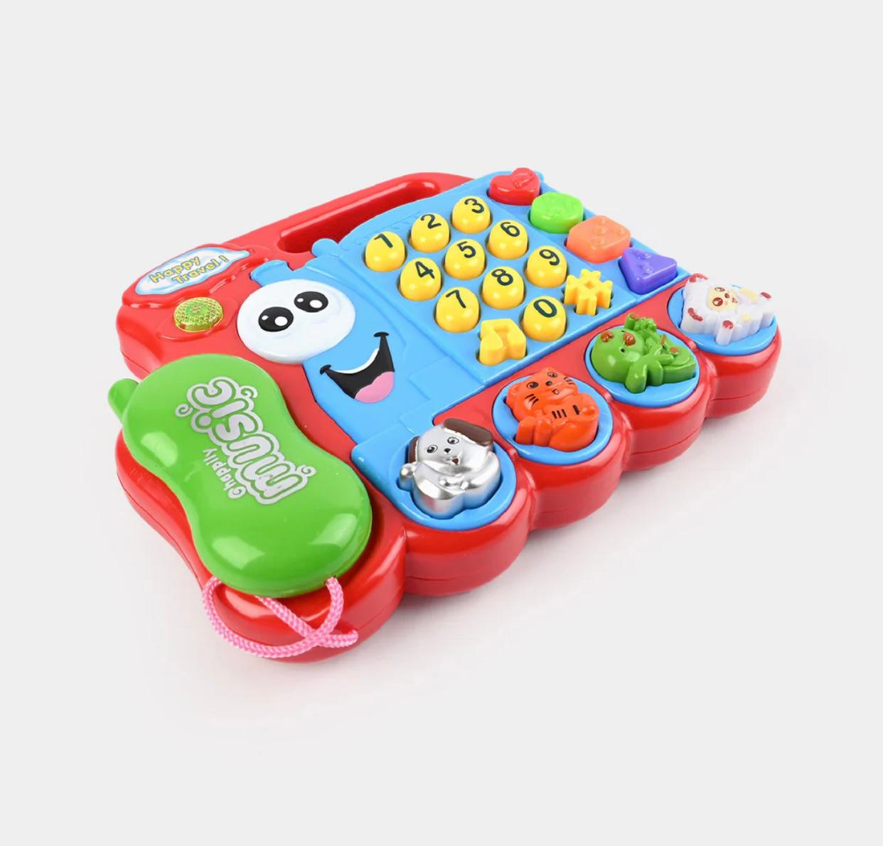 Train Phone Toy With Lights & Music